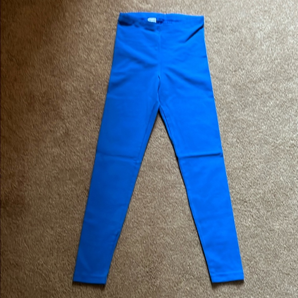 Blue leggings